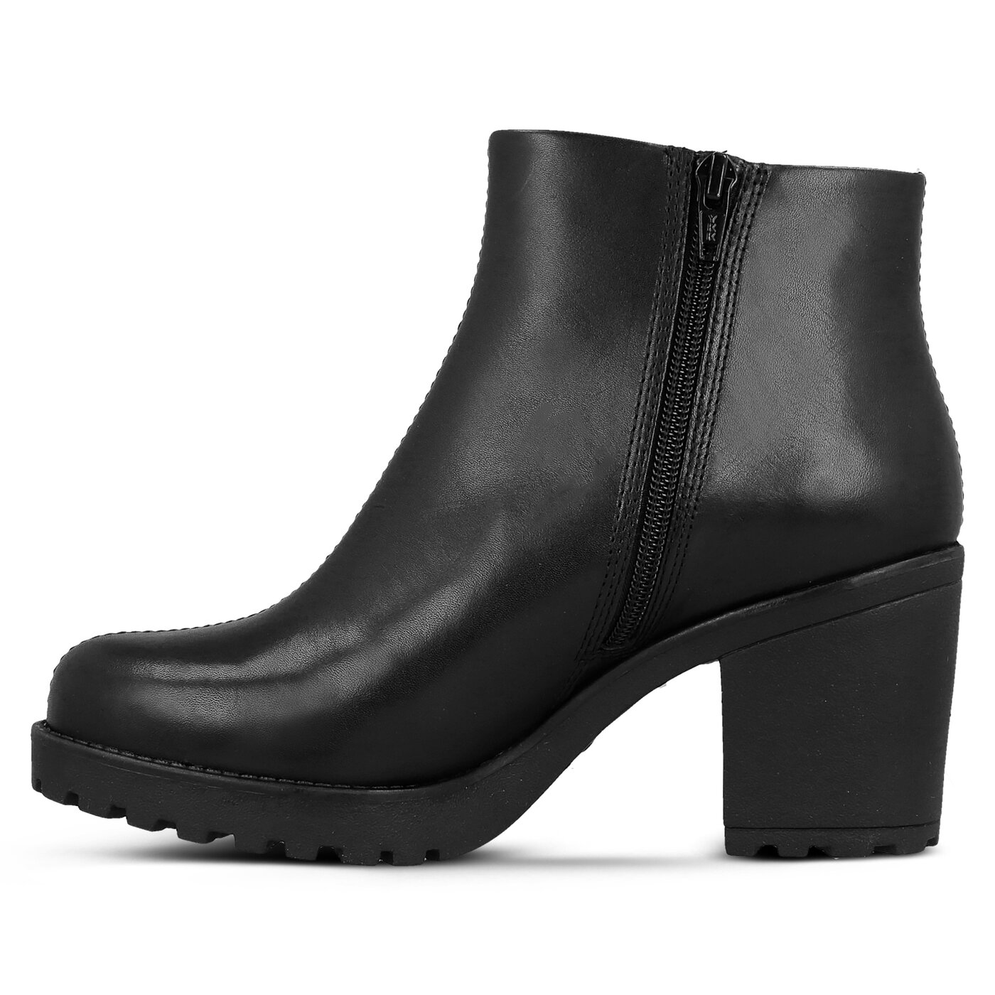 Damskie botki / sztyblety VAGABOND GRACE BLACK LEATHER 442820120 kolor czarny