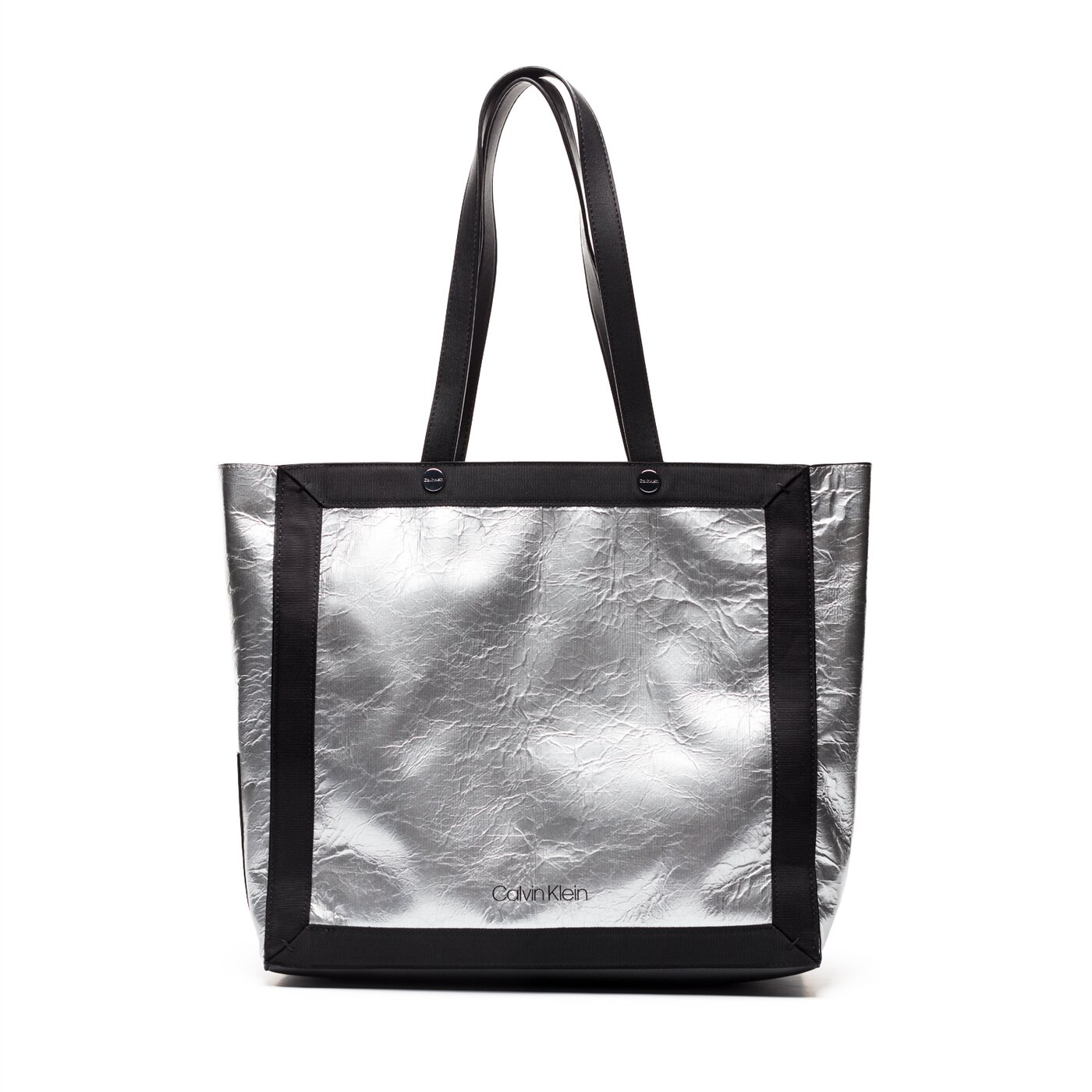 Damska torebka CALVIN KLEIN TOREBKA OUTLINE EW SHOPPER k60k604815910 kolor srebrny