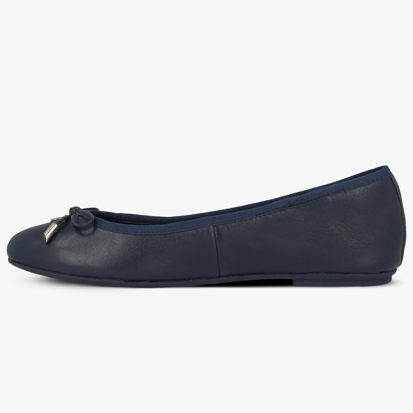 Damskie baleriny (buty) TOMMY HILFIGER ELEVATED TH HARDWARE BALLERINA fw0fw04594db9 kolor granatowy
