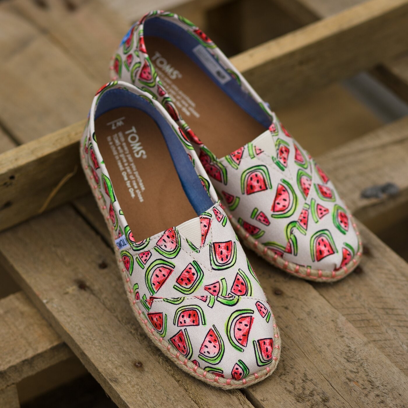 Damskie espadryle TOMS ALPARGATA 10009717 kolor multicolor