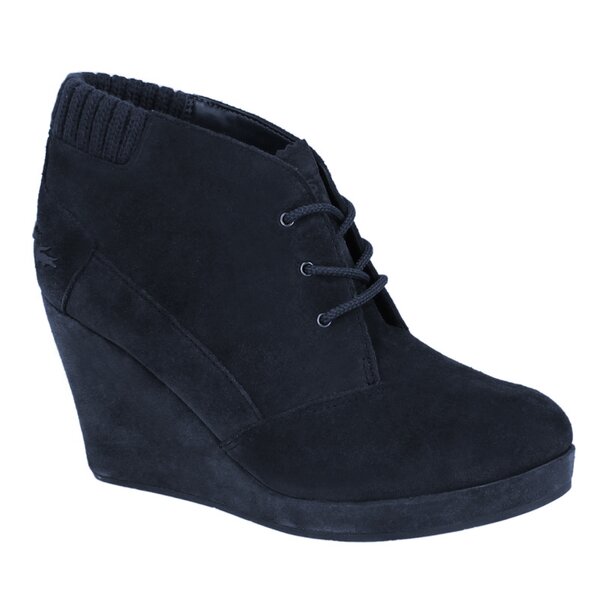 Damskie buty za kostkę LACOSTE LEREN 3 726srw0150120 kolor granatowy