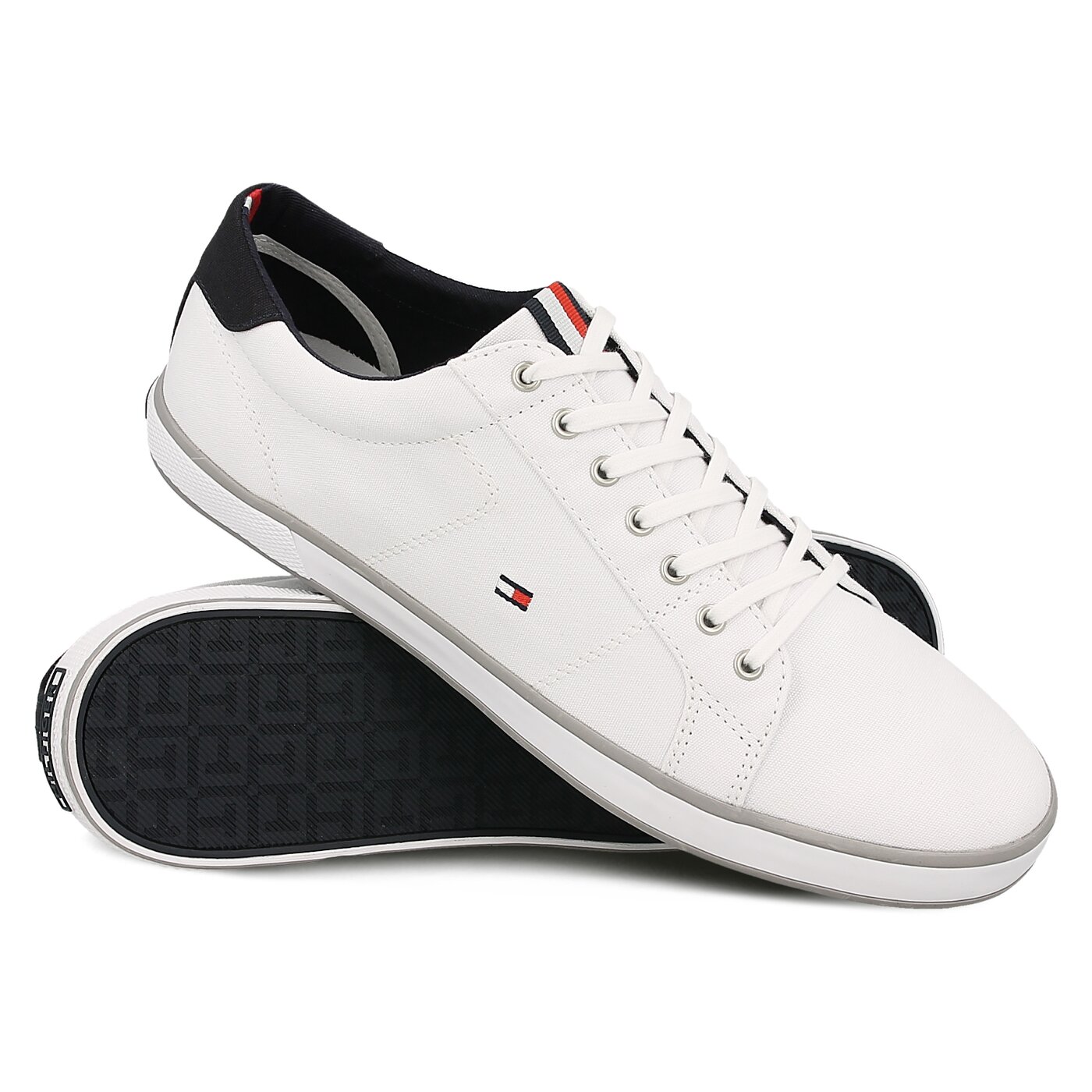 Męskie trampki TOMMY HILFIGER HARLOW 1D fm0fm00596100 kolor biały