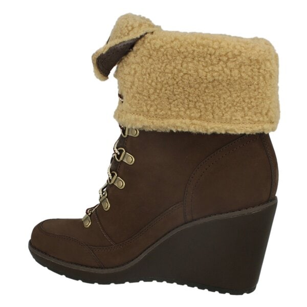 Damskie kozaki TIMBERLAND EK MERIDEN WARM LINED FOLD DOWN 8443r kolor brązowy