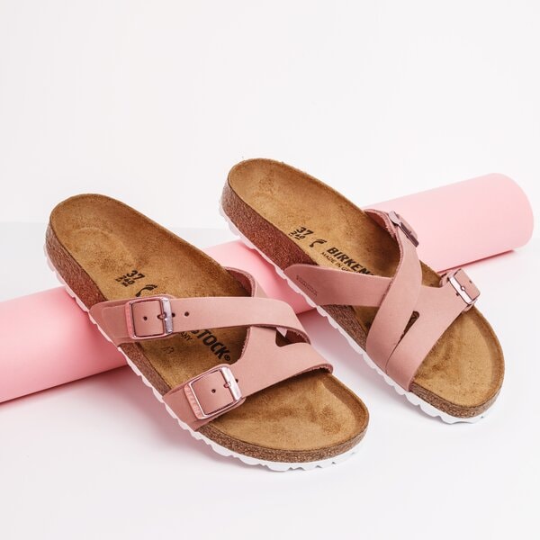 (Pink Rose様1) BIRKENSTOCK YAO kolor różowy (1016095) - Kobieta - Klapki w