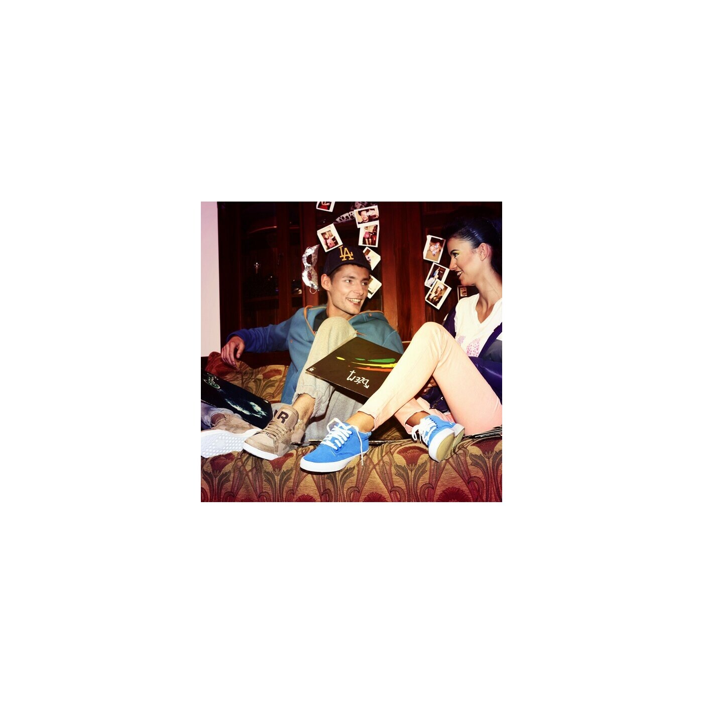 Damskie trampki LACOSTE BARBADOS LS 724lew34562s1 kolor niebieski