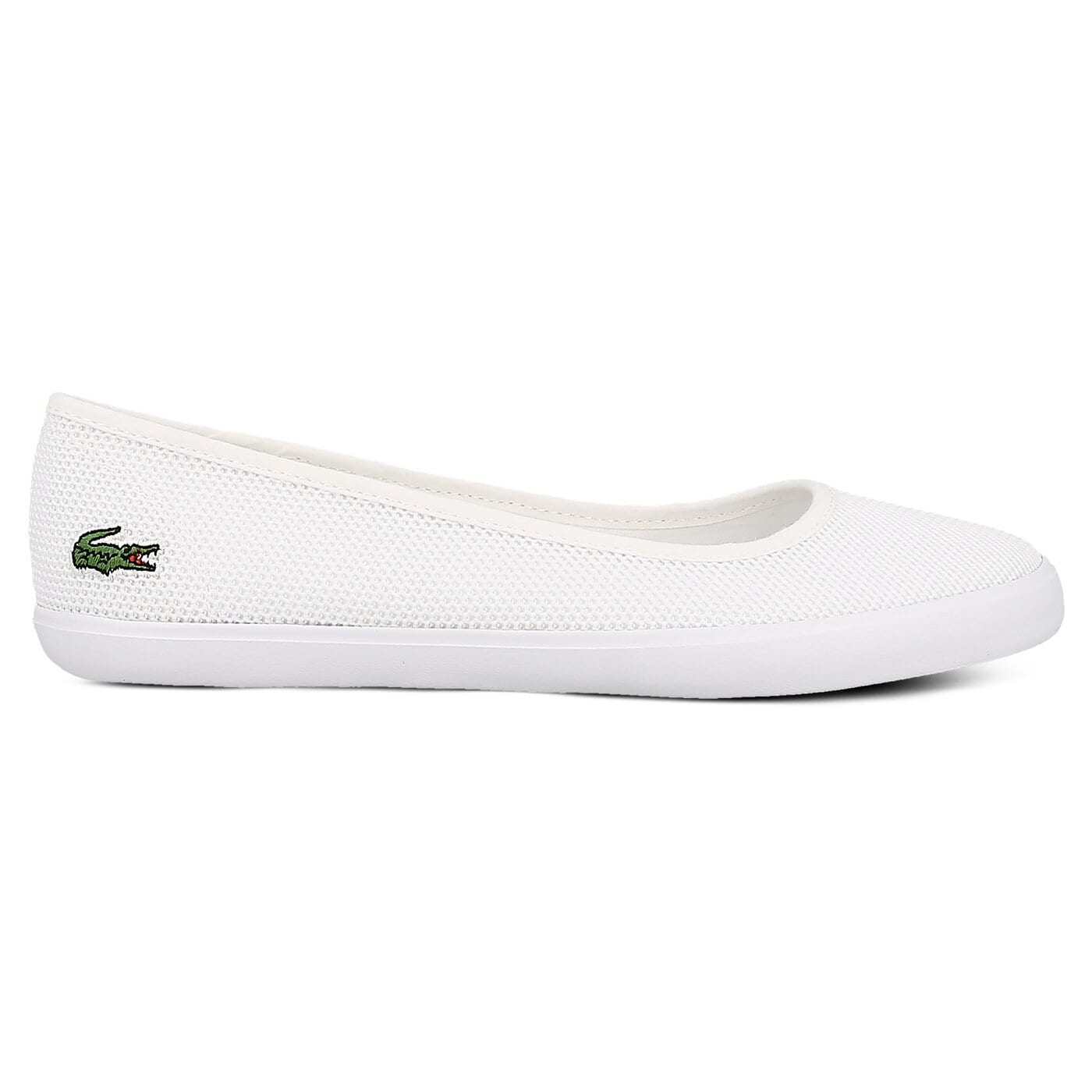 Damskie baleriny (buty) LACOSTE MARTHE 117 1 733caw1041001 kolor biały