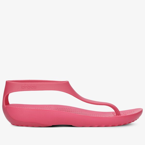 Damskie klapki CROCS SERENA FLIP 205468611 kolor różowy