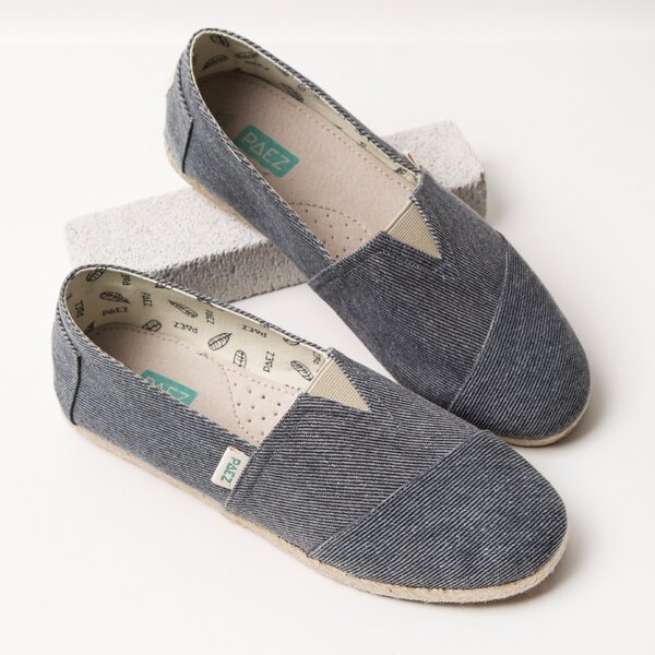 Damskie espadryle PAEZ ORIGINAL RAW ESSENTIALS SEA 1830201s11-303 kolor granatowy