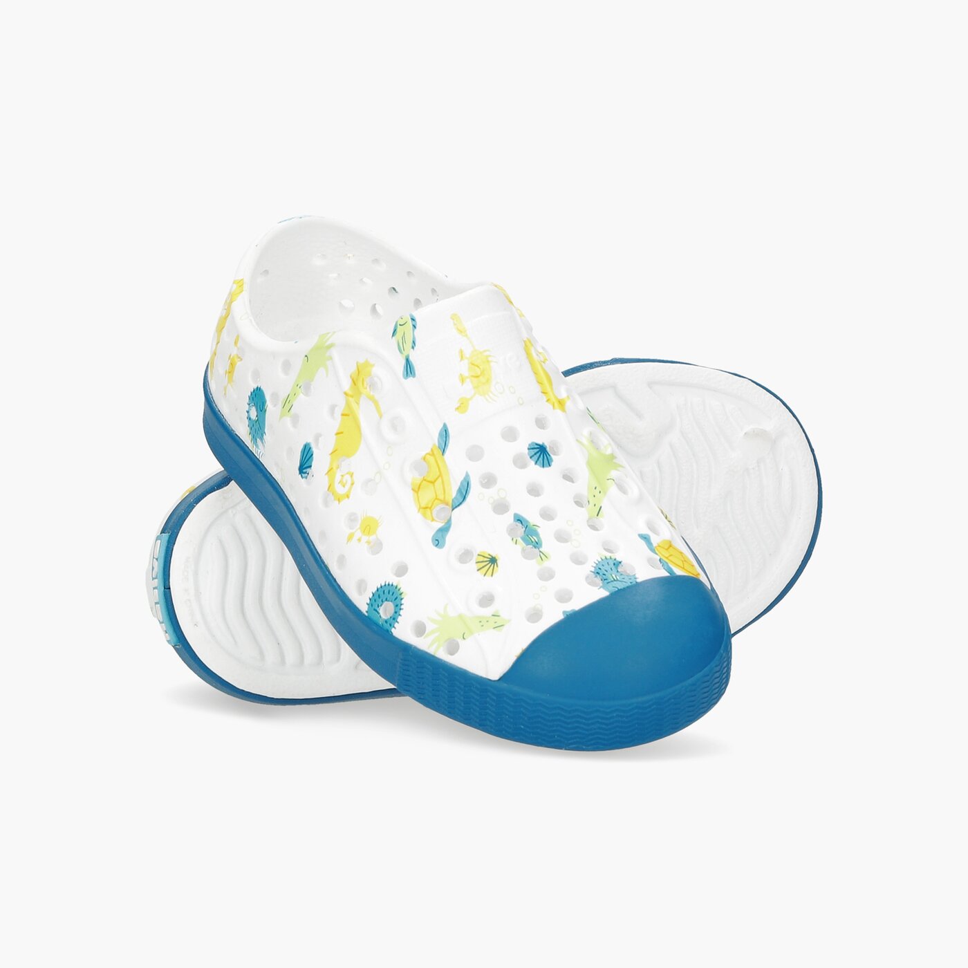 Dziecięce trampki NATIVE JEFFERSON PRINT YOUTH 15100101-8970 kolor biały