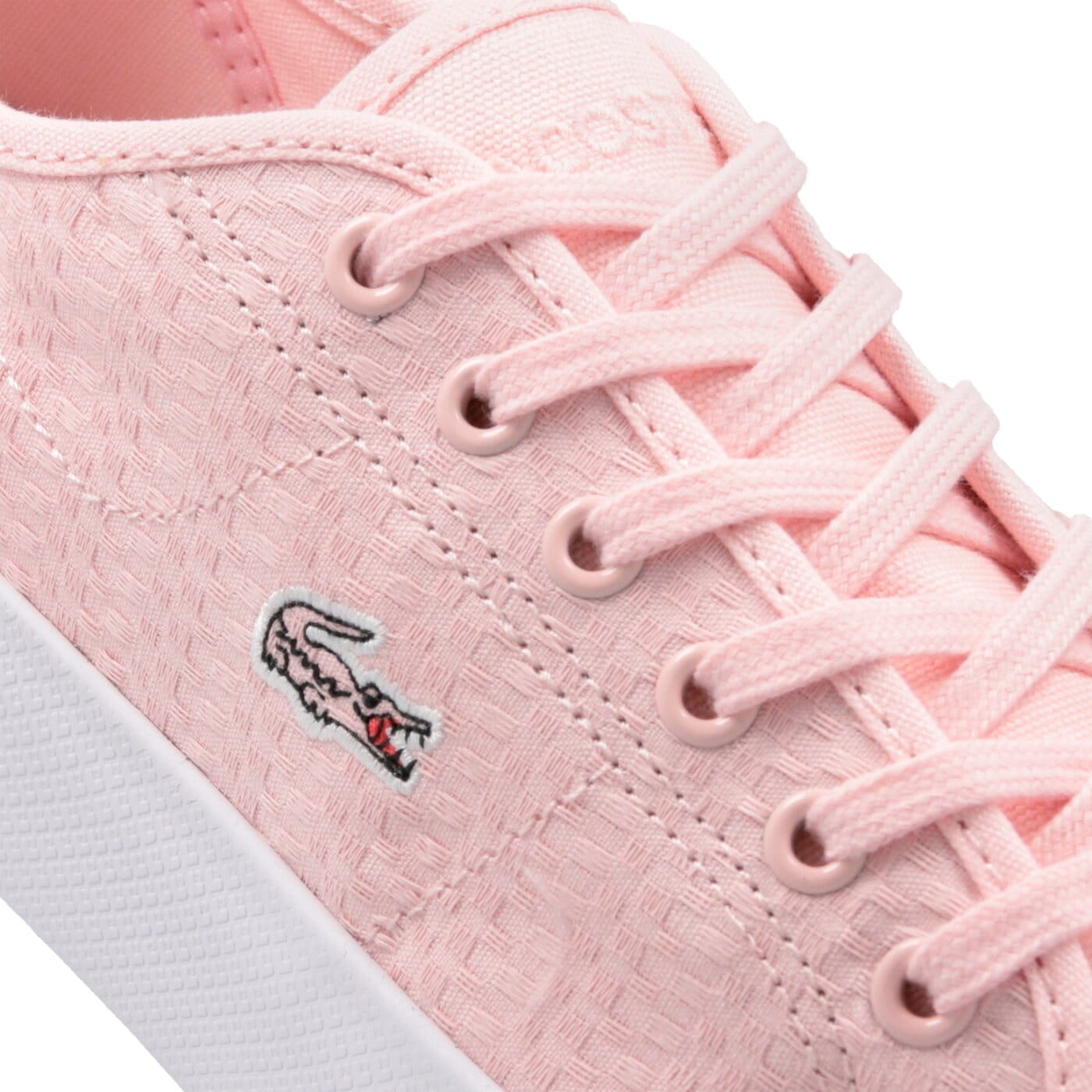 Damskie trampki LACOSTE ZIANE PLUS GRAND 119 2 CFA 737cfa0054208 kolor różowy