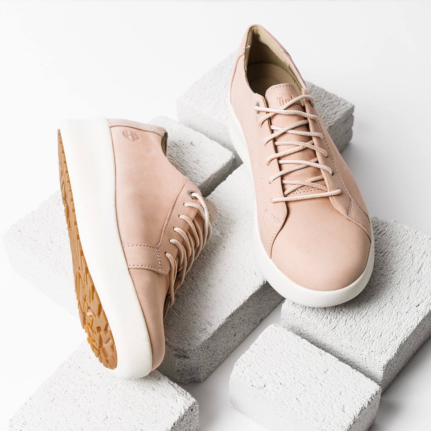 TIMBERLAND BERLIN PARK LEATHER LACE UP kolor różowy (A1SSU