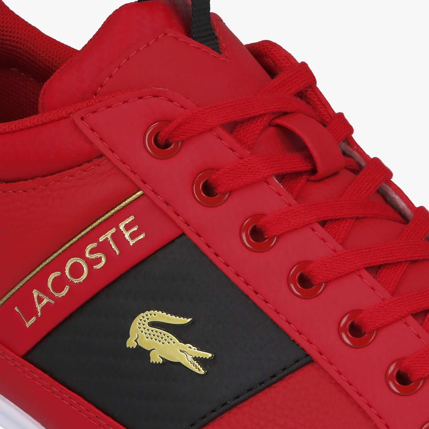 Męskie sneakersy (buty) LACOSTE CHAYMON 0120 1 CMA 740cma0043ds9 kolor czerwony