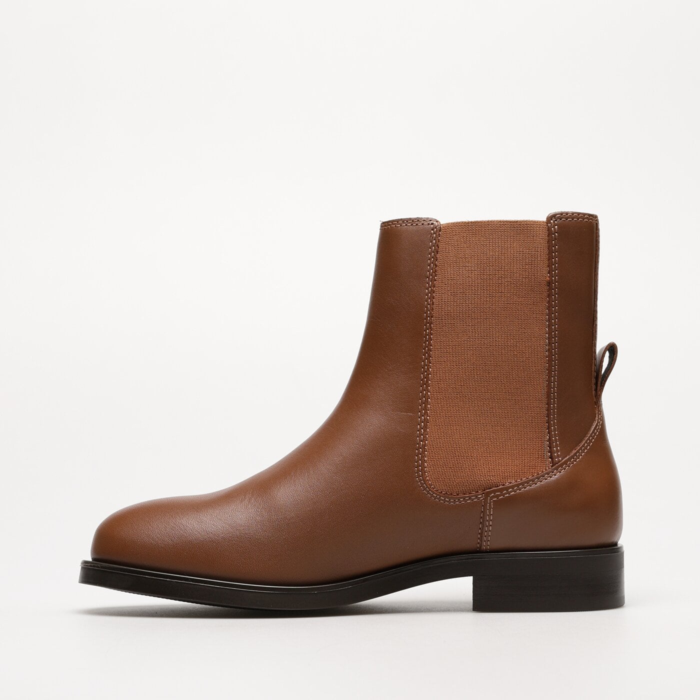 Damskie botki / sztyblety TOMMY HILFIGER ELEVATED ESSENTIAL BOOTIE fw0fw07483gtu kolor brązowy