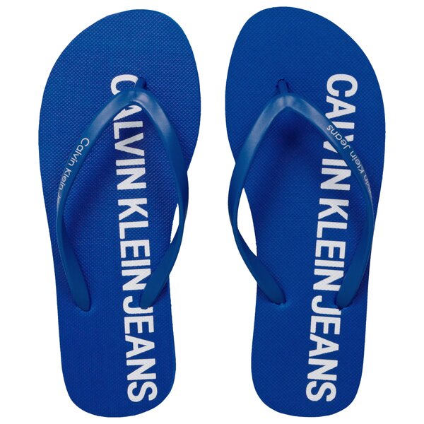 Damskie klapki CALVIN KLEIN DORI r7783nub kolor niebieski