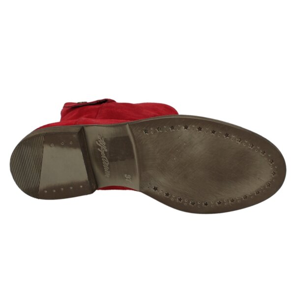 Damskie kozaki TOMMY HILFIGER ELINE 1B  en56816082660 kolor czerwony