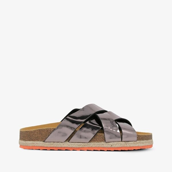 Damskie klapki PAEZ BIO SANDAL CROSS SPARK 1932723s3701-050 kolor srebrny