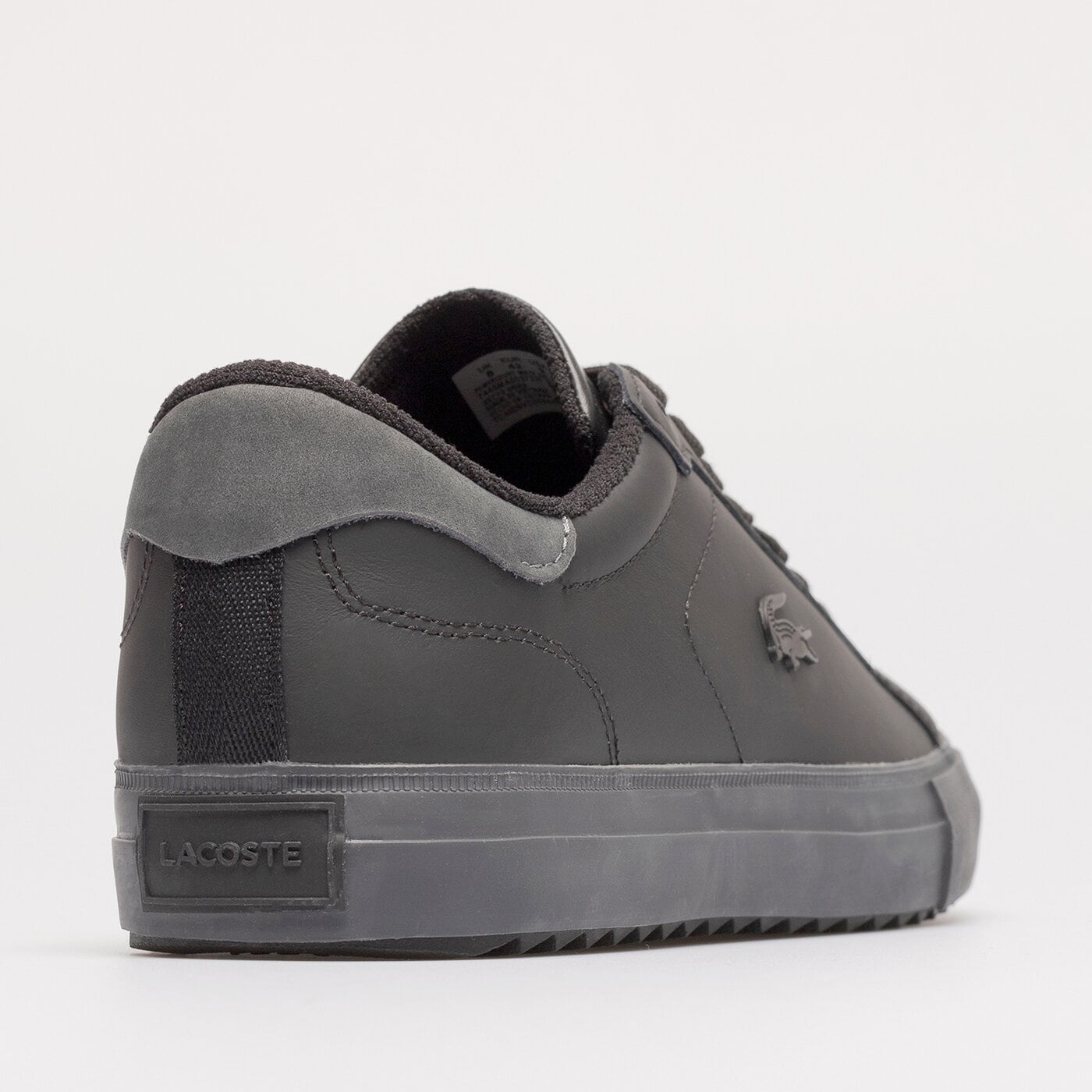 Męskie sneakersy (buty) LACOSTE POWERCOURT WINTER 744sma0027237 kolor czarny