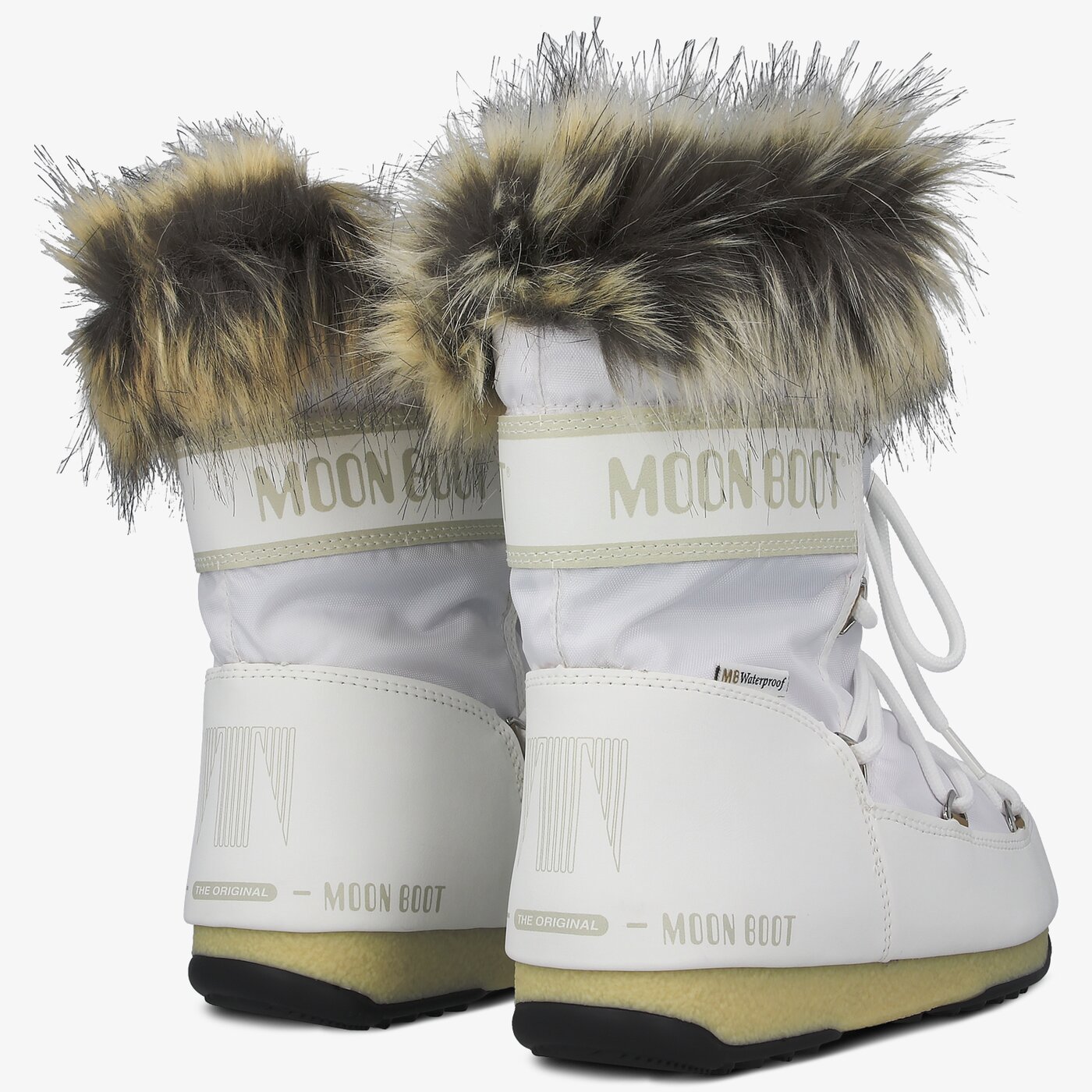 Damskie śniegowce MOON BOOT MONACO LOW WP 2  24008800002 kolor biały