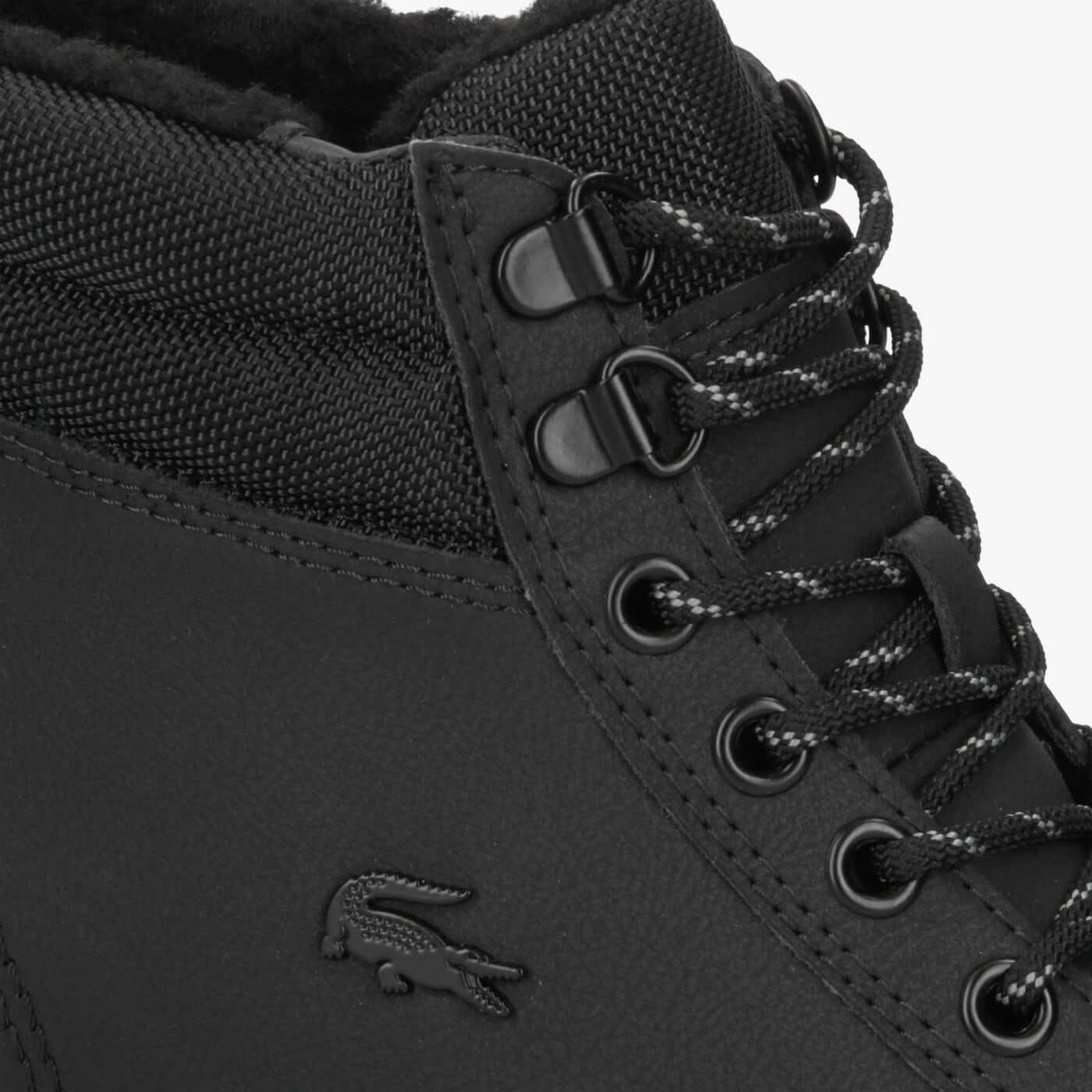 Męskie sneakersy (buty) LACOSTE STRAIGHTSET THERMO 419 2 CMA 738cma001302h kolor czarny