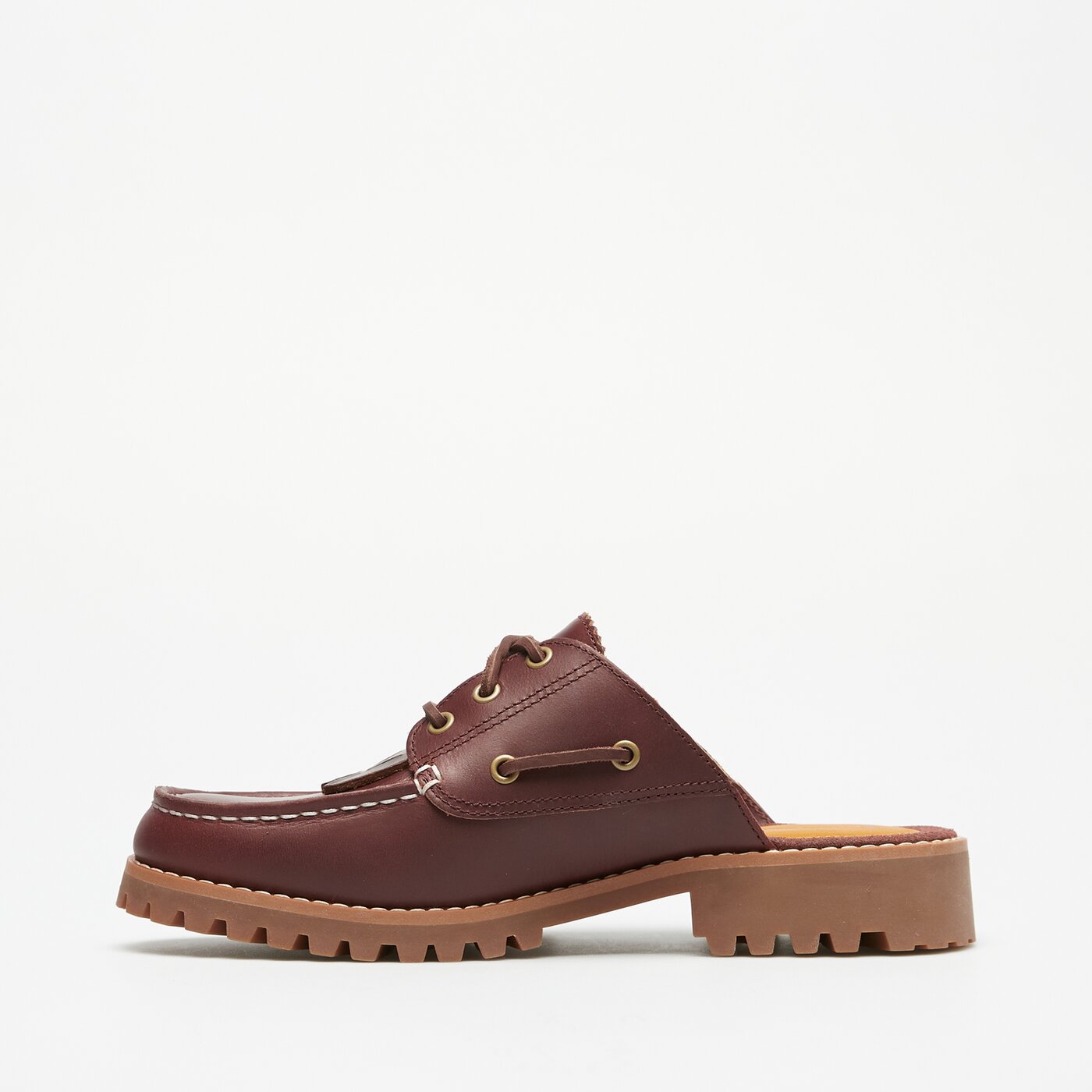 Damskie klapki TIMBERLAND NOREEN MULE SHOE tb0a4198eiw1 kolor bordowy