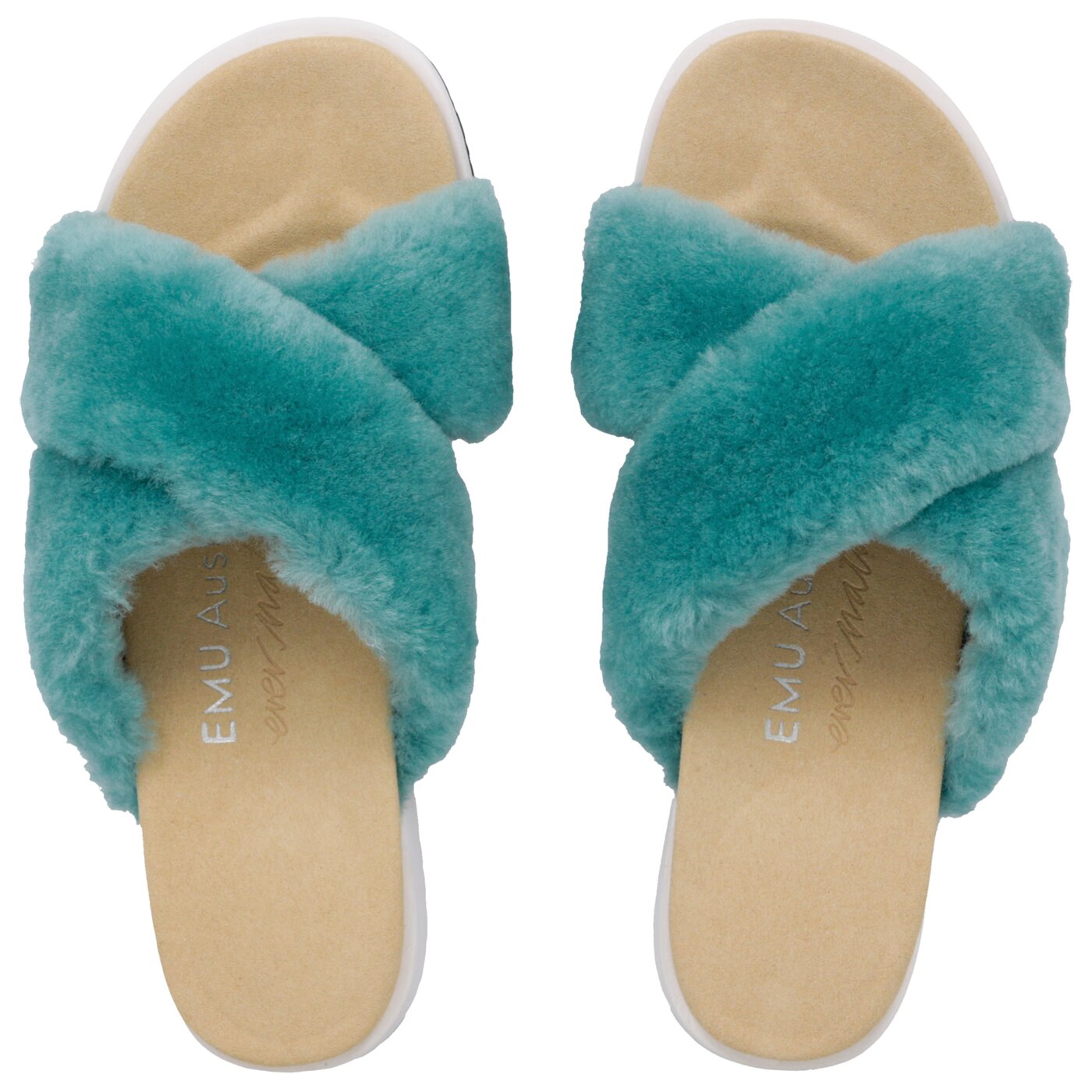 Damskie klapki EMU MAREEBA w11880seagreen kolor zielony