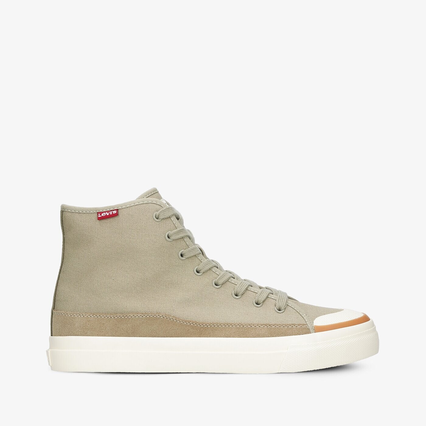 Męskie trampki LEVI'S SQUARE HIGH 233007 eu 636-96 kolor beżowy