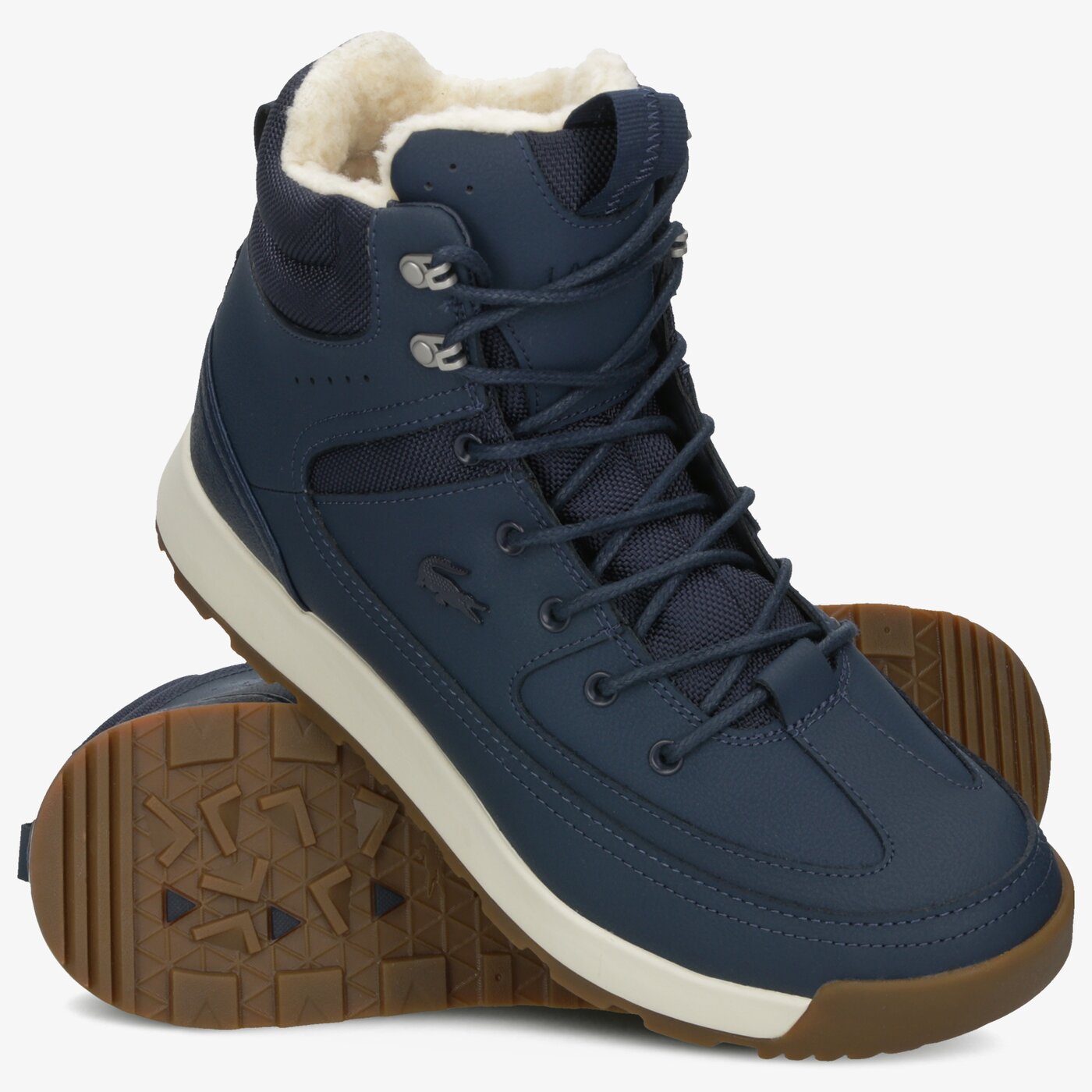 Męskie buty outdoor (trekkingowe) LACOSTE URBAN BREAKER 419 1 CMA 738cma0060j18 kolor granatowy