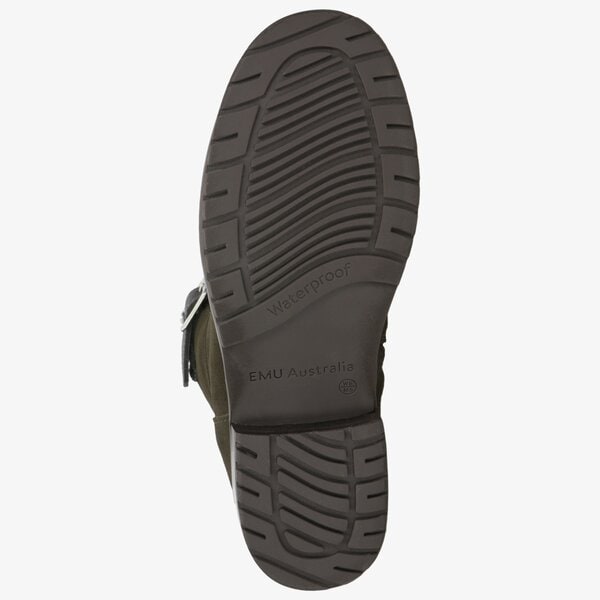 Damskie botki / sztyblety EMU AUSTRALIA WALDRON w12049darkolive kolor khaki