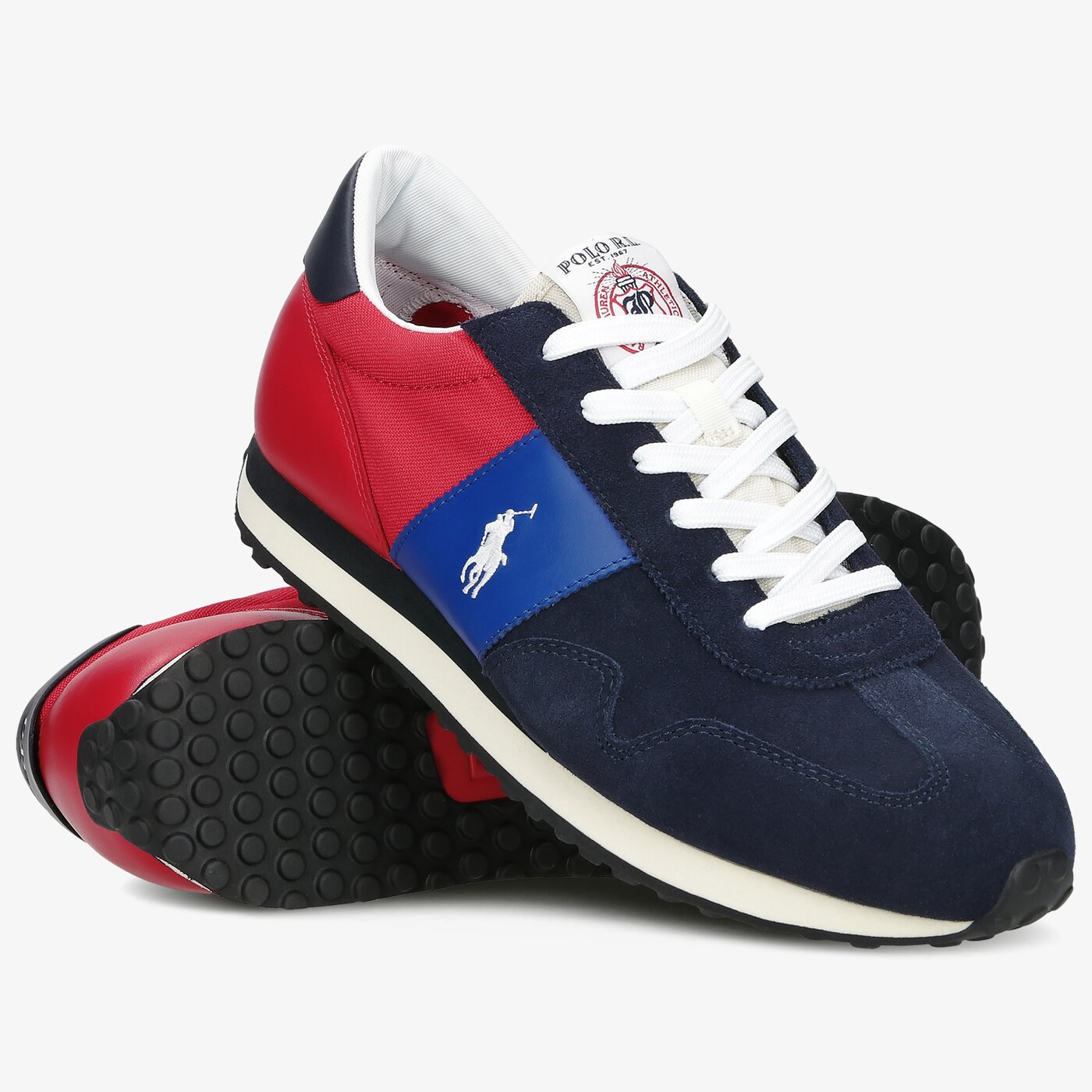 Męskie sneakersy (buty) POLO RL TRAIN 85 SNEAKERS ATHLETIC SHOE  809830109001 kolor granatowy