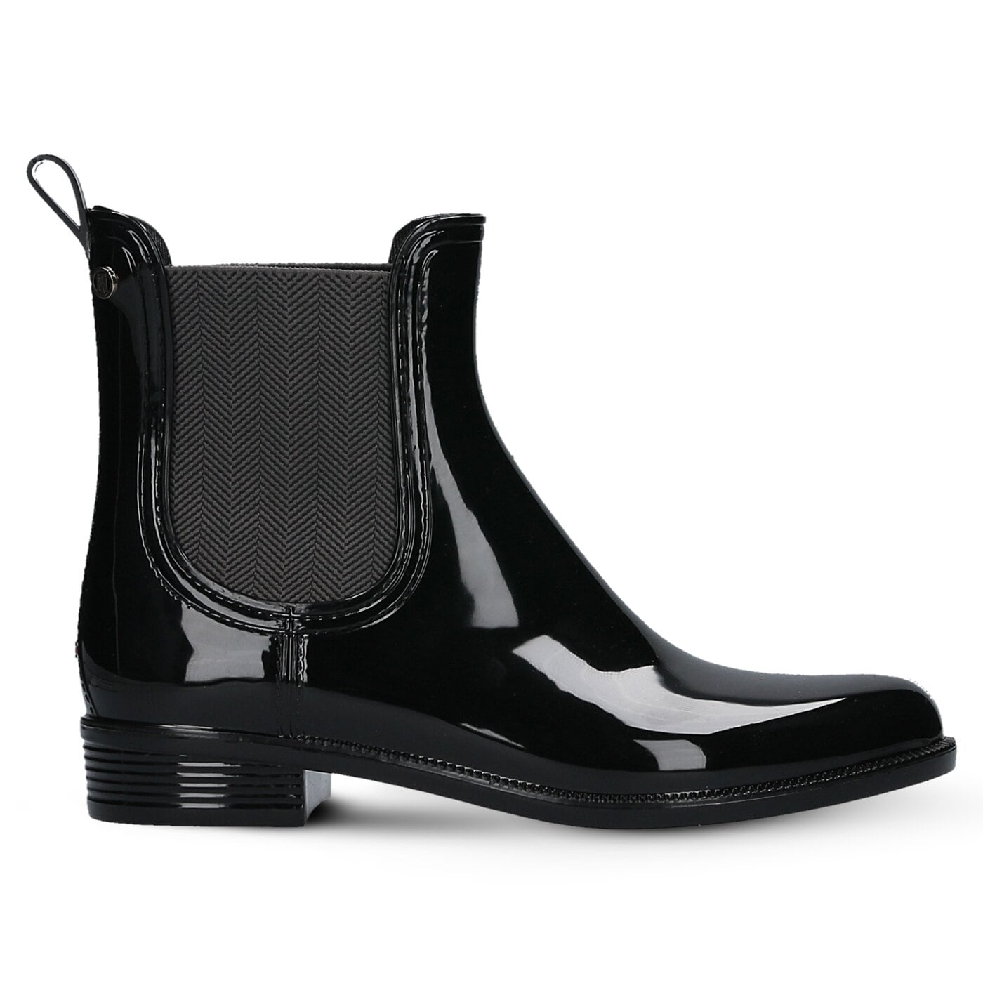 Damskie kalosze (buty gumowe) TOMMY HILFIGER O1285DETTE 6R fw56821556990 kolor czarny