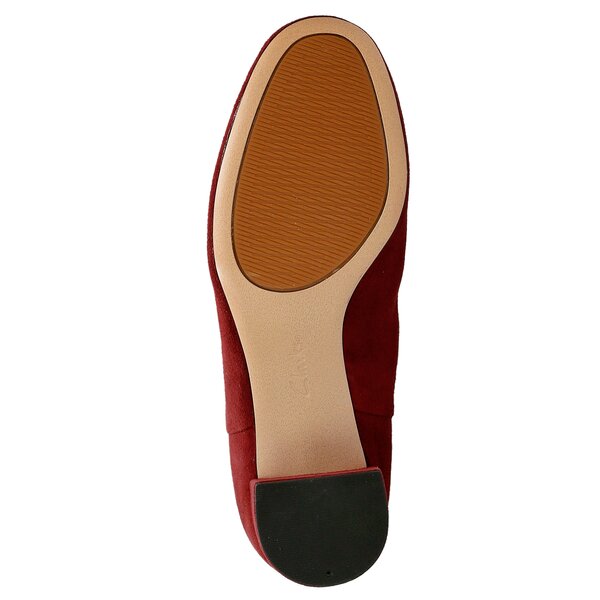 Damskie botki / sztyblety CLARKS ORABELLA ANNA 26128113 kolor bordowy