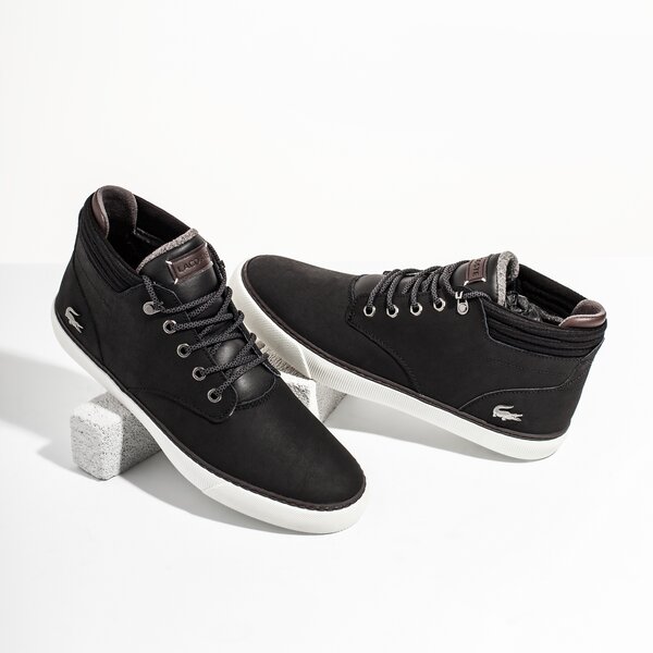 Męskie trampki LACOSTE ESPARRE WINTER C 318 3 736cam0022094 kolor czarny