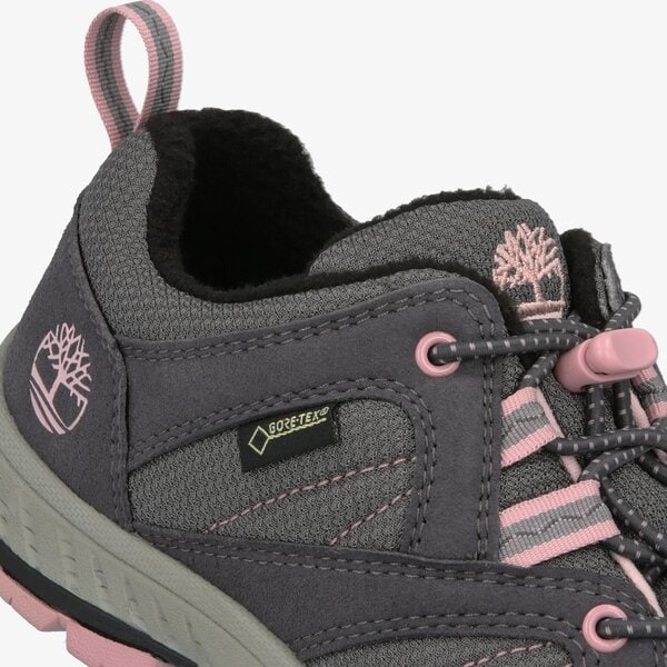 Dziecięce buty outdoor / trekkingowe TIMBERLAND NEPTUNE PARK LOW GTX WL tb0a1x940331 kolor szary