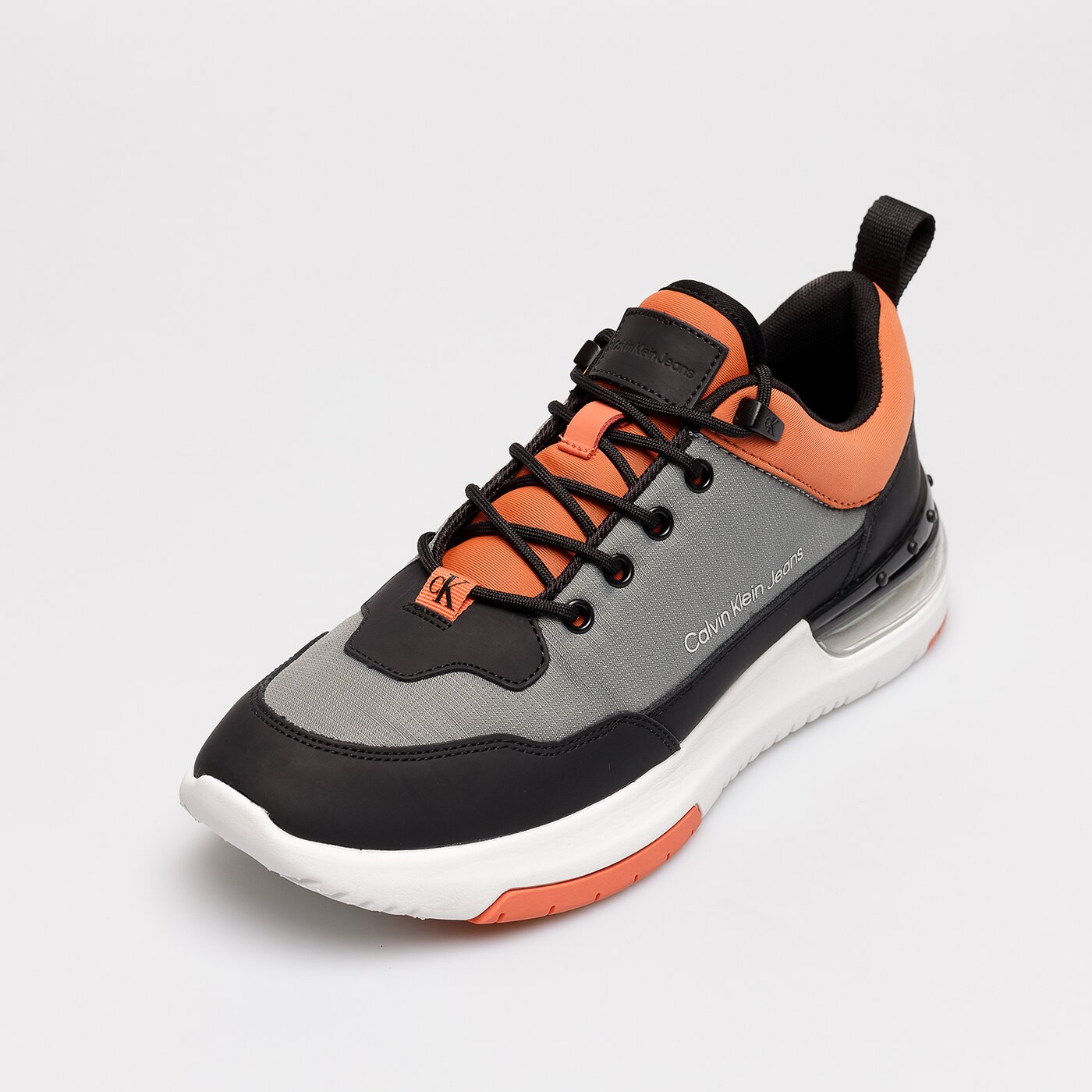 Męskie sneakersy (buty) CALVIN KLEIN SPORTY RUNNER COMFAIR LACEUP LTH ym0ym005170iw kolor biały