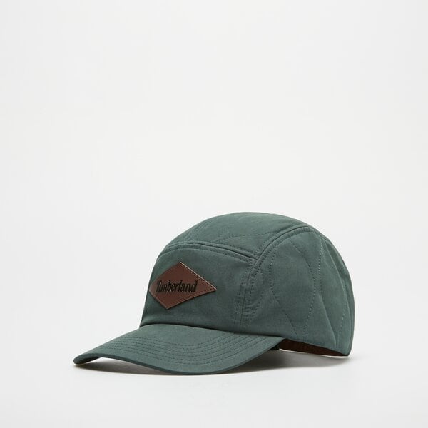 Damska czapka z daszkiem TIMBERLAND CZAPKA OVERSTITCH BB CAP tb0a66a23171 kolor zielony