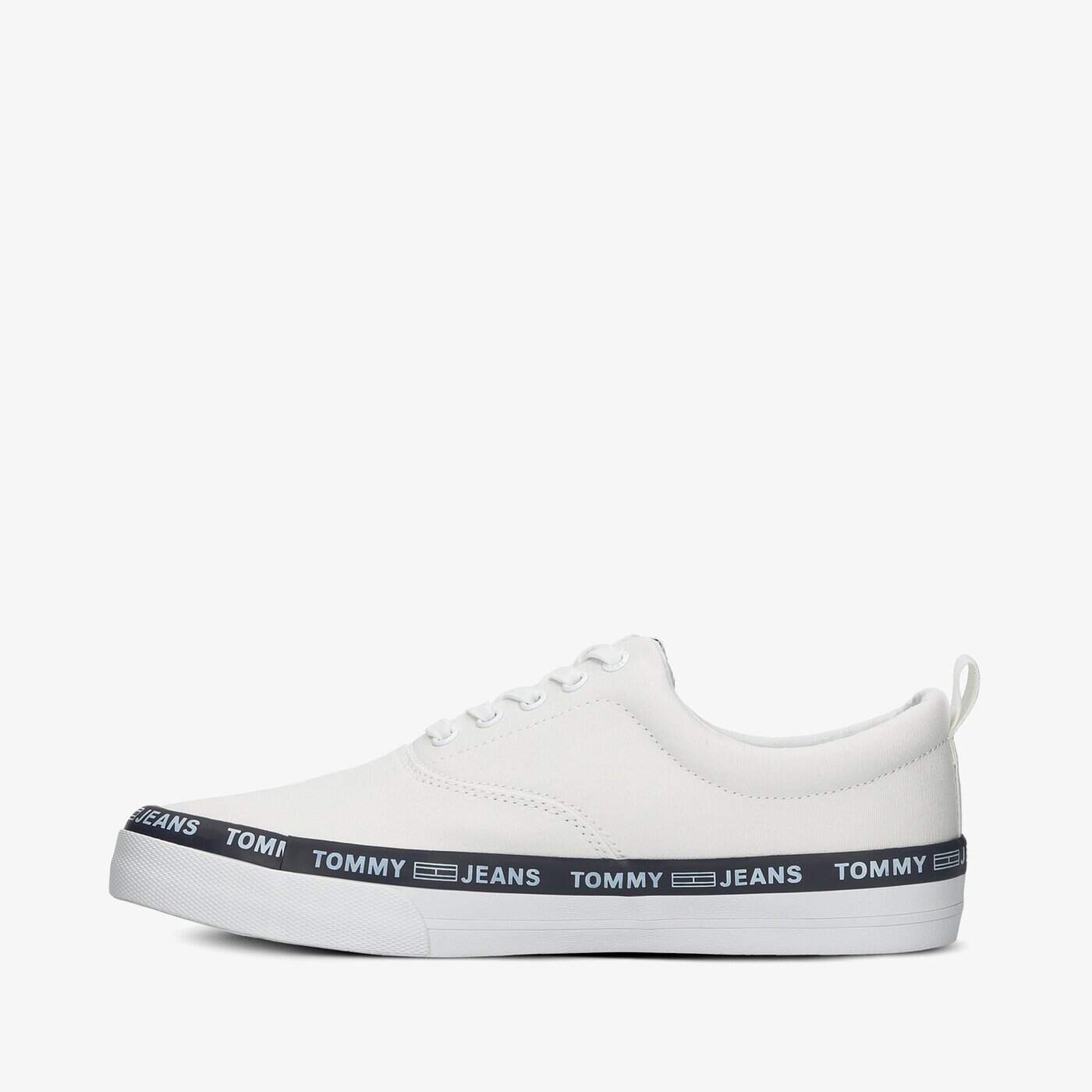 Męskie trampki TOMMY HILFIGER CLASSIC LACE UP SNEAKER em0em00493ybr kolor biały