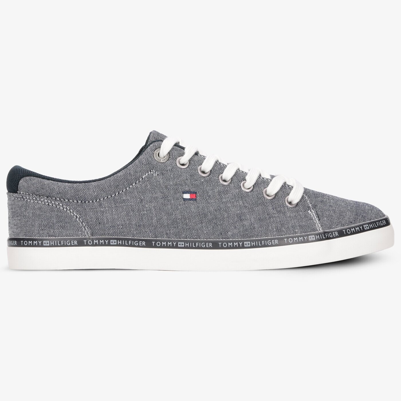 Męskie trampki TOMMY HILFIGER HARRISON 1D SUMMER CRAFT fm0fm02284403 kolor szary