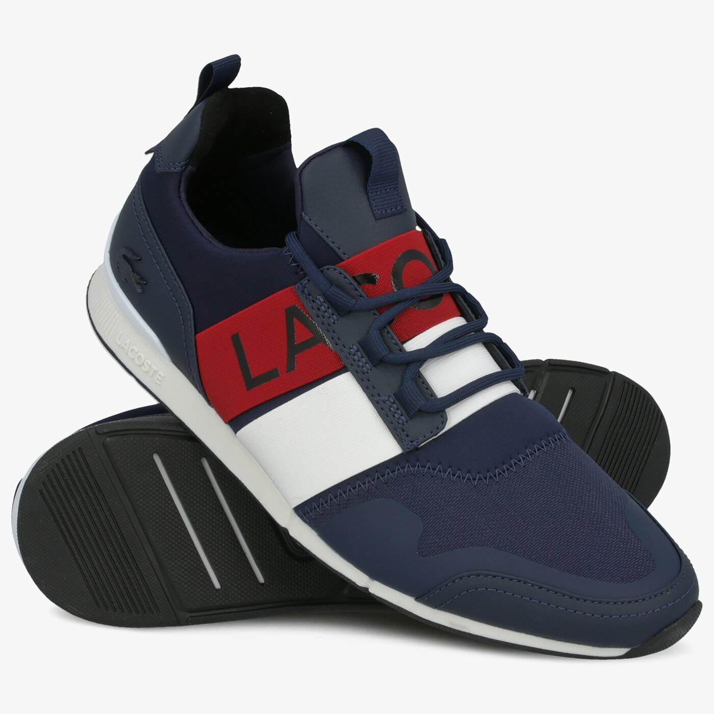 Męskie sneakersy (buty) LACOSTE MENERVA ELITE 319 1 US CMA 738cma0023092 kolor granatowy