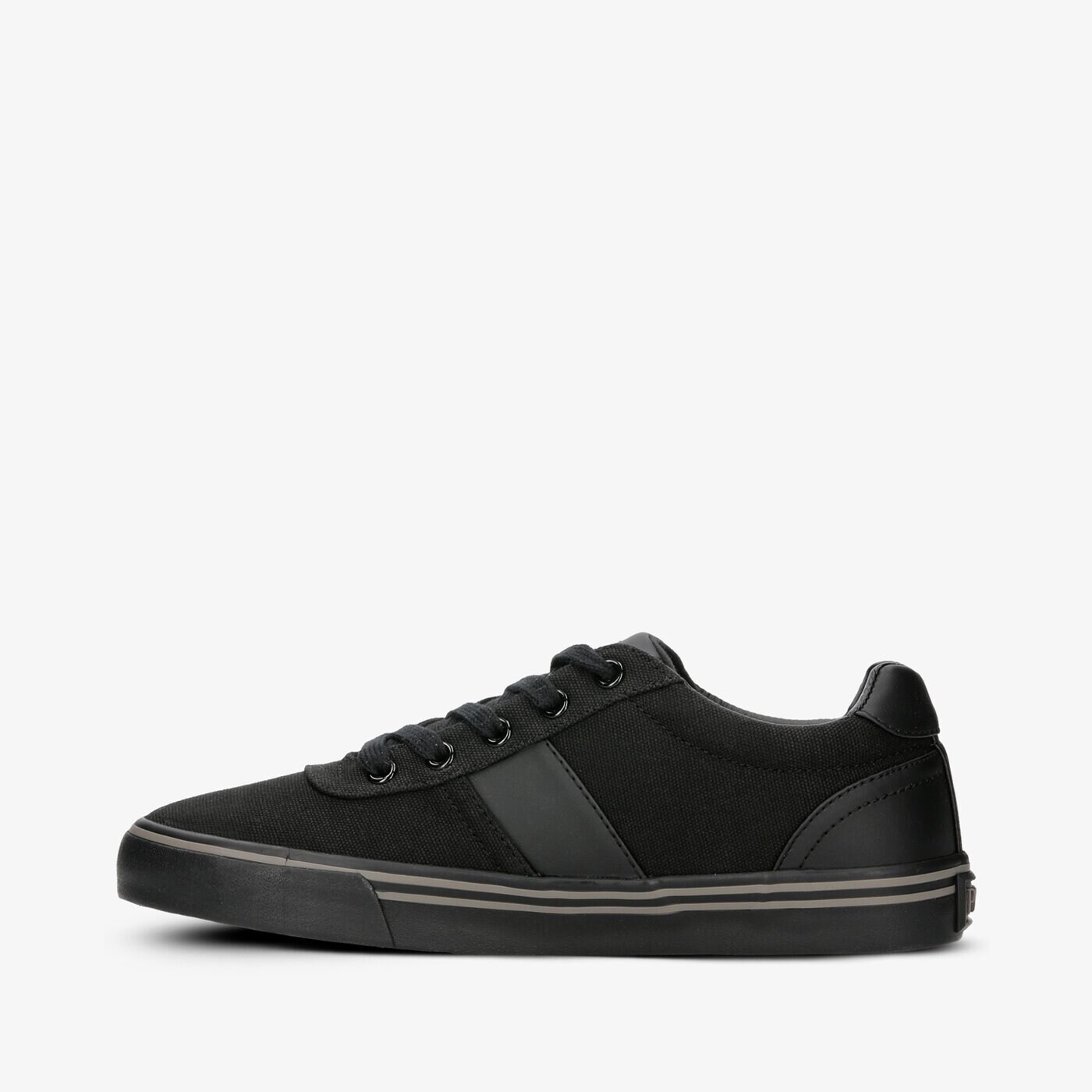Męskie trampki POLO RL HANFORD NE BLACK/CHARCOAL/BLACK CANVAS 816176919c43 kolor czarny