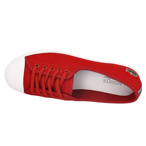 Damskie trampki LACOSTE ZIANE COR 725spw4001rg7 kolor czerwony
