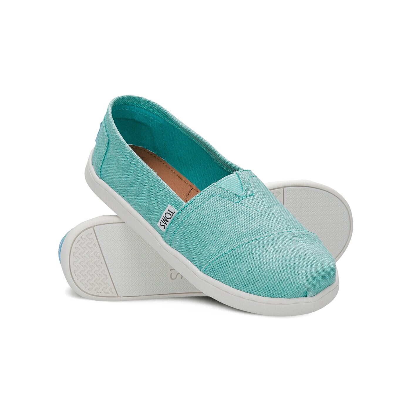 Dziecięce półbuty TOMS JUNIOR'S ALPARGATA 10009954 kolor niebieski