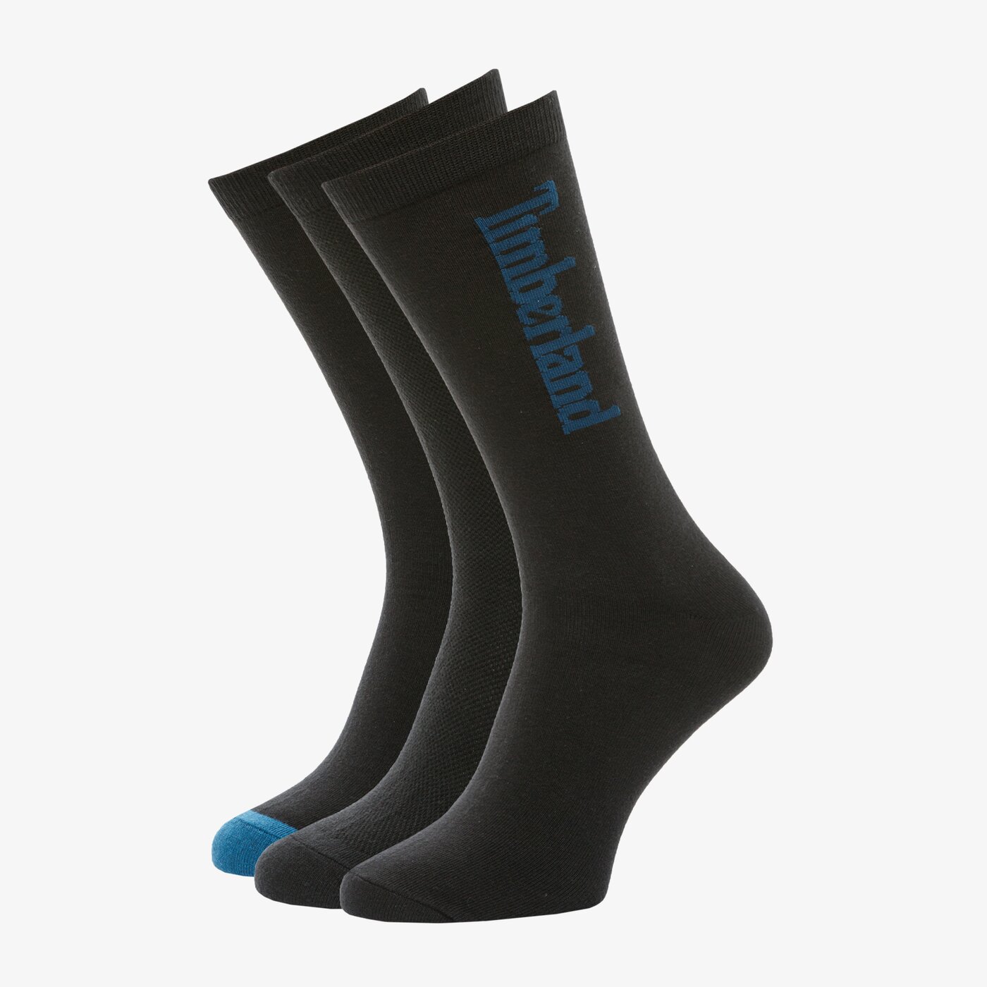 Męskie skarpetki TIMBERLAND SKARPETY 3PP TBL LOGO CREW tb0a1evg0011 kolor czarny