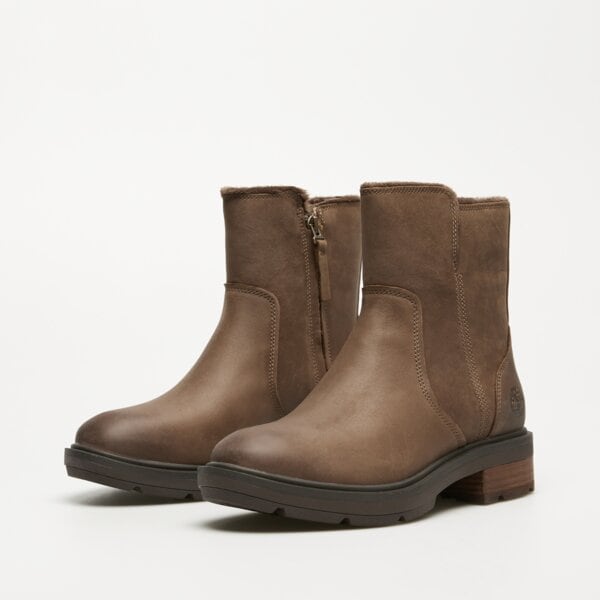 Damskie botki / sztyblety TIMBERLAND BRIMFIELD MID WARM LINED BOOT tb0a28u8em41 kolor beżowy