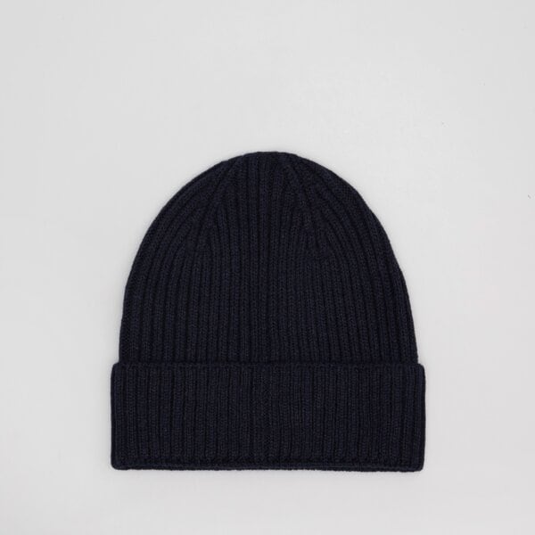 Damska czapka zimowa TIMBERLAND CZAPKA RIB KNIT BEANIE tb0a66524511 kolor granatowy