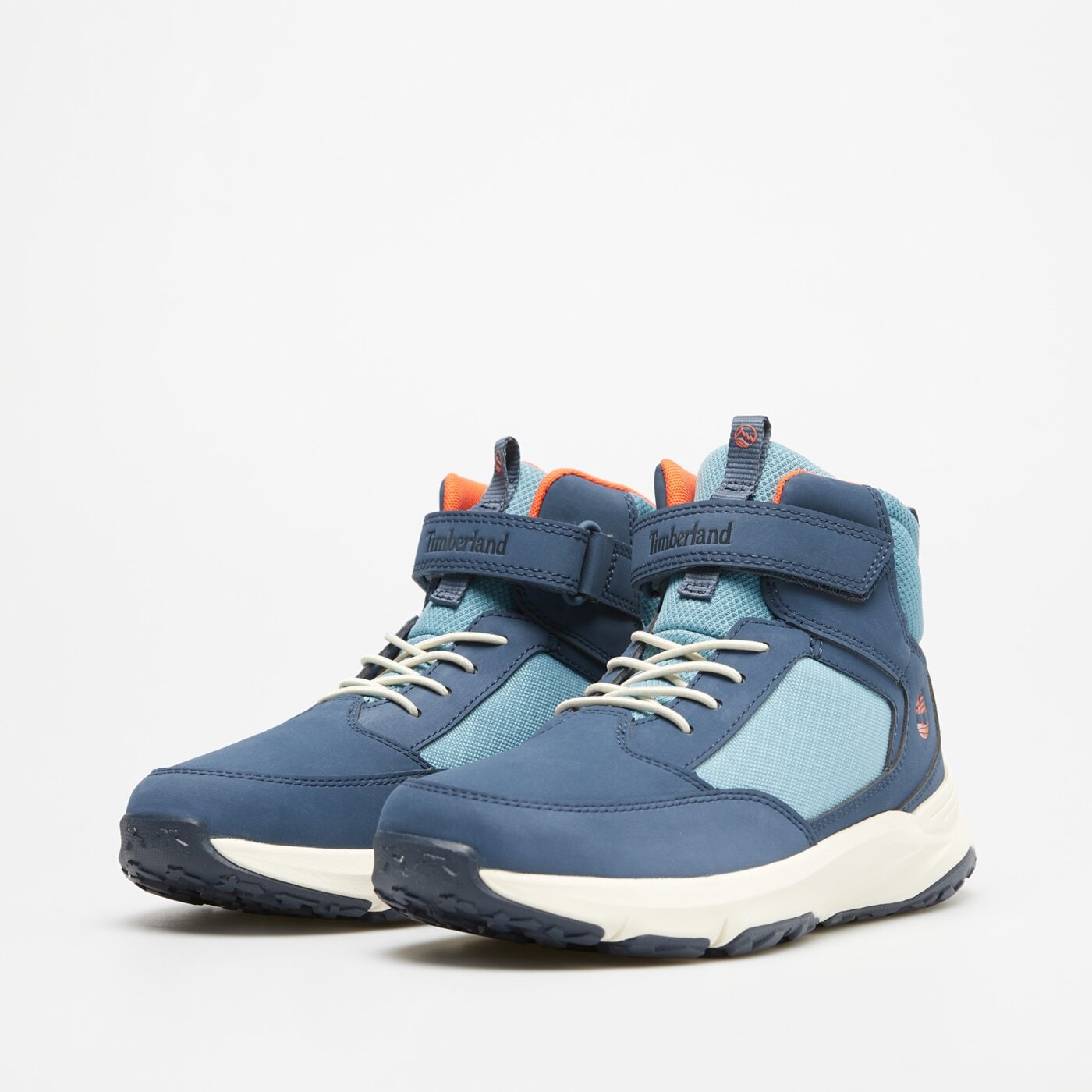 Dziecięce buty outdoor / trekkingowe TIMBERLAND MOTION ACCESS MID HOOK tb0a44snejk1 kolor granatowy