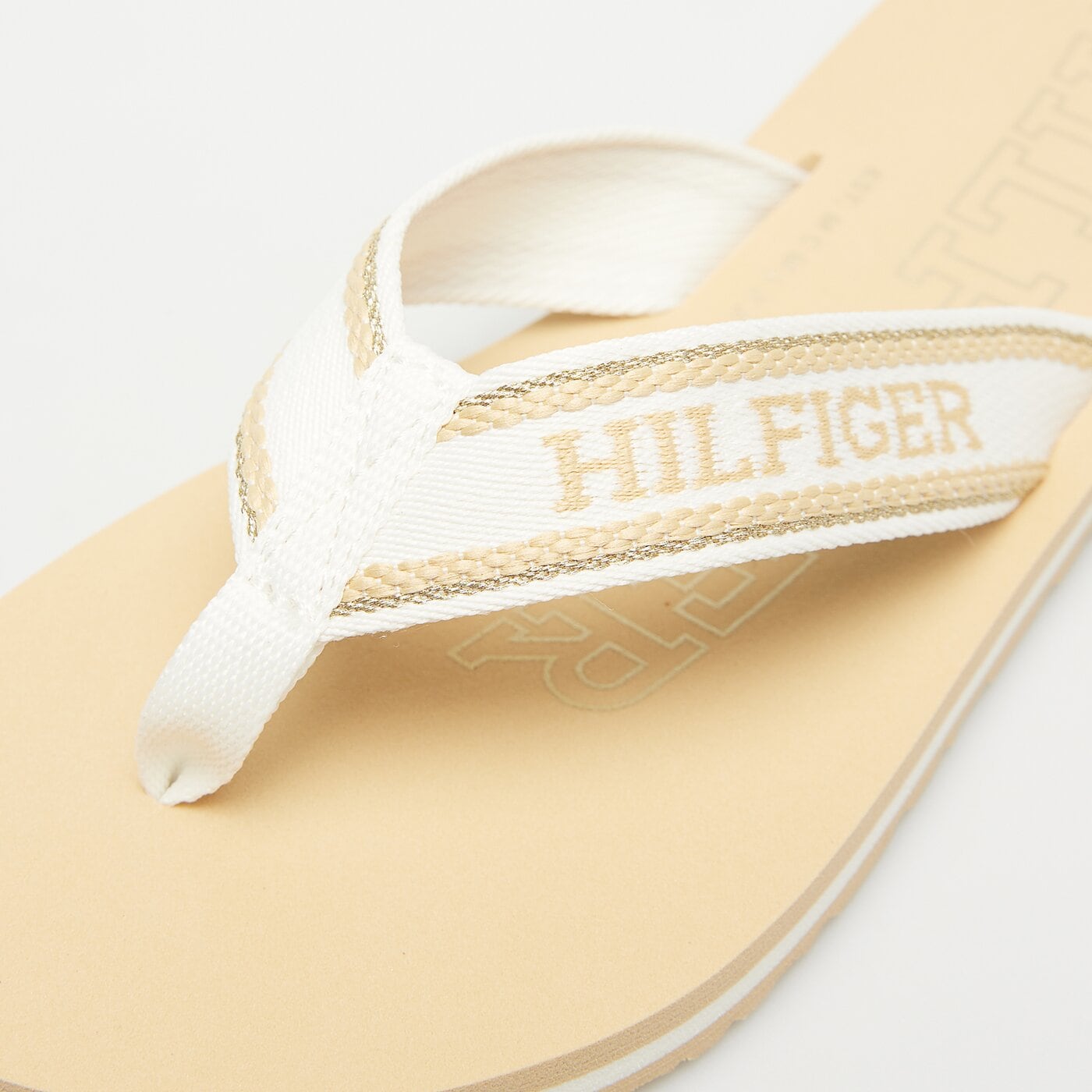 Damskie klapki TOMMY HILFIGER HILFIGER BEACH SANDAL fw0fw07905acr kolor beżowy