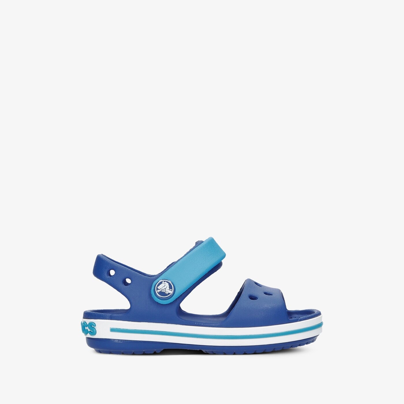 Dziecięce sandały / klapki CROCS CROCBAND SANDAL KIDS 128564bxi kolor granatowy