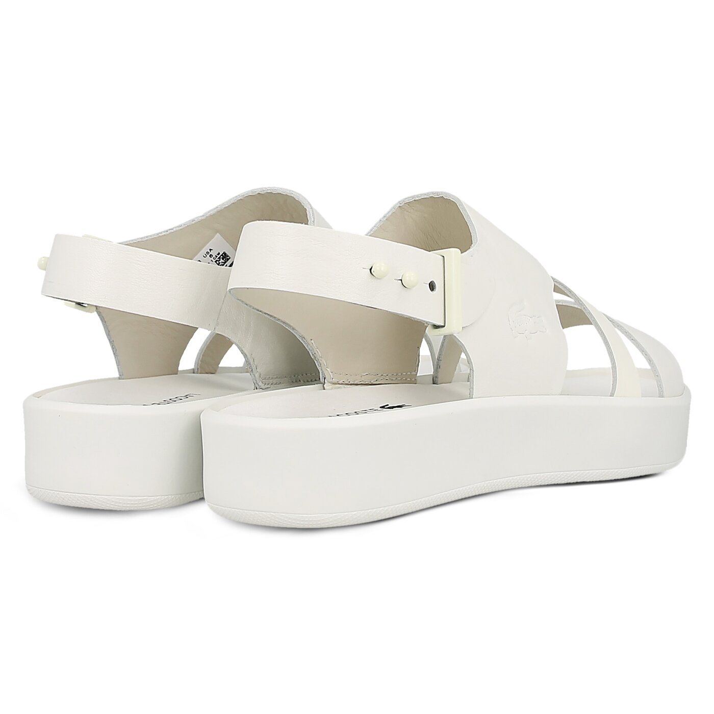 Damskie sandały LACOSTE PIRLE SANDAL 117 1 733caw101118c kolor biały
