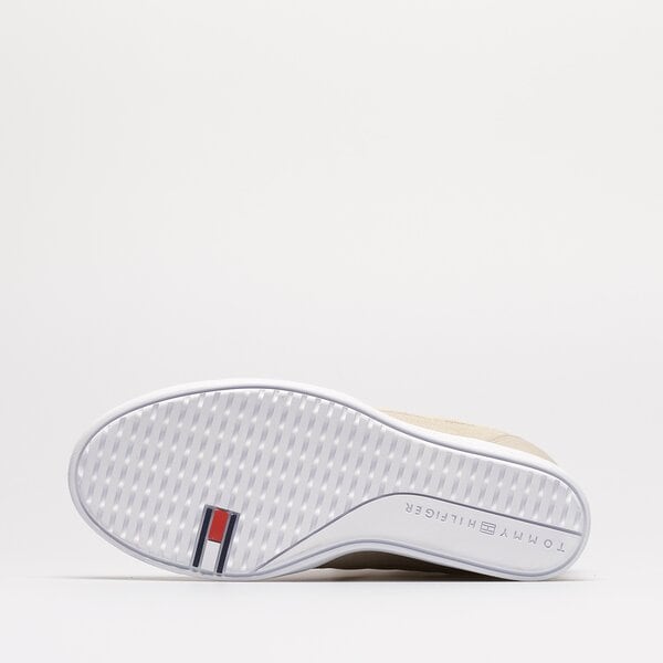 Damskie sneakersy (buty) TOMMY HILFIGER WEDGE SNEAKER BOOT fw0fw06752aci kolor beżowy