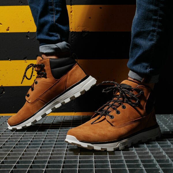 Męskie buty outdoor (trekkingowe) TIMBERLAND TREELINE MID tb0a28ku2311 kolor żółty